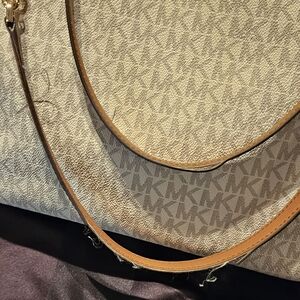Michael Kors Tan Signature Tote Bag